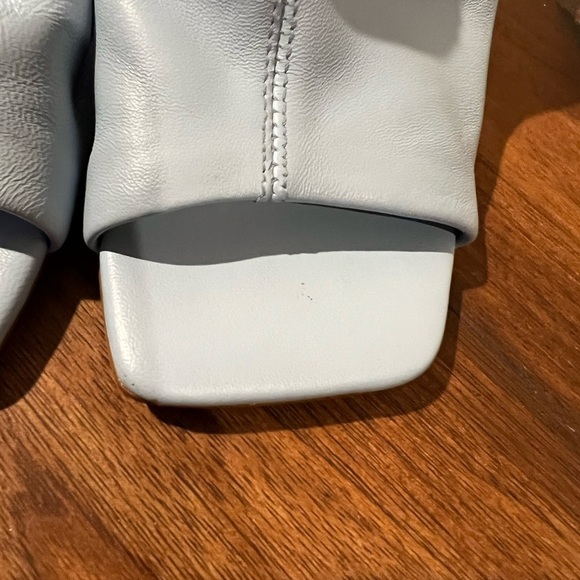 Steve Madden Tule Block Heel Sandal in Lt Blue Lexia SZ 5.5 - Picture 3 of 13